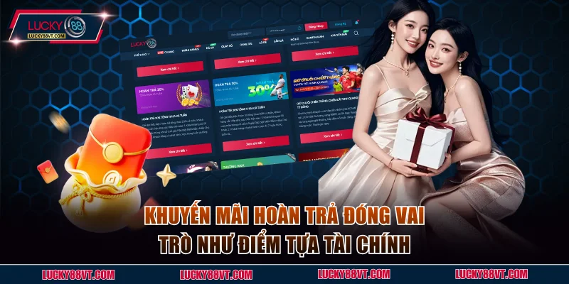 Khuyến mãi hoàn trả Lucky88 đóng vai trò như điểm tựa tài chính
